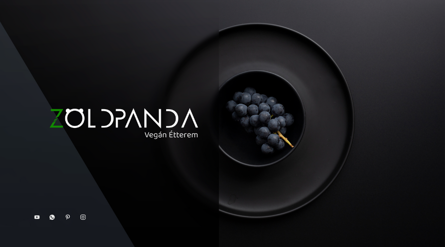 ZöldPanda Vegán Étterem weboldal