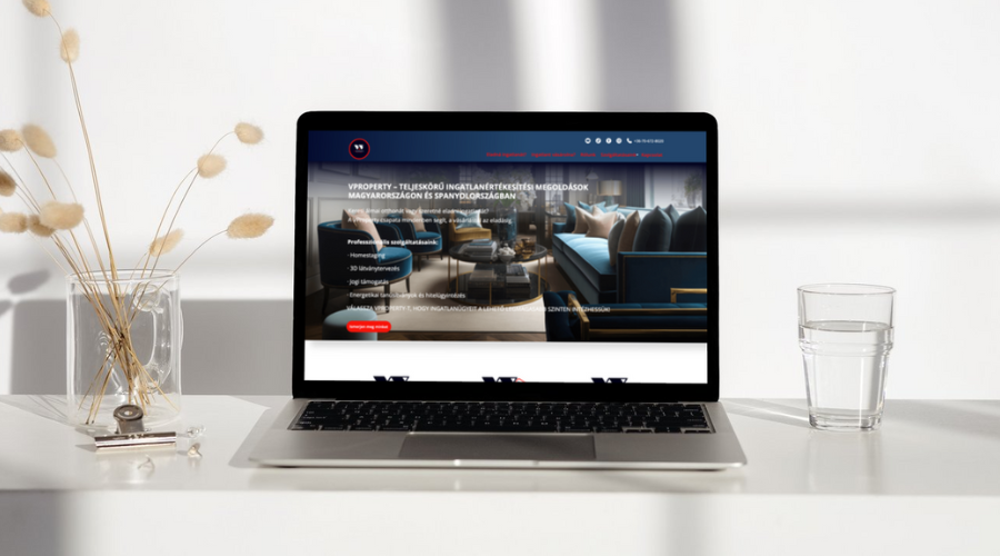VProperty Ingatlaniroda weboldal
